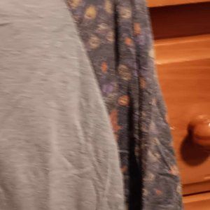 lularoe randy gray with print sleeves 3xl